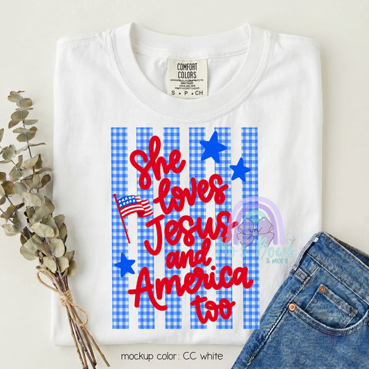 Loves Jesus and America