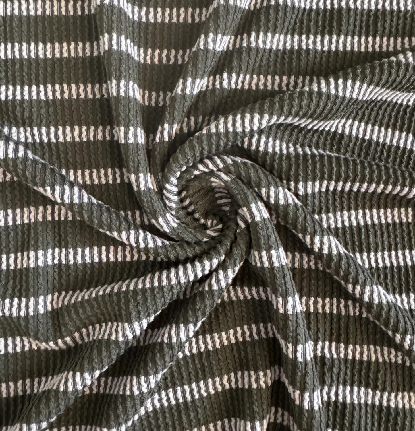 Olive Striped Rib