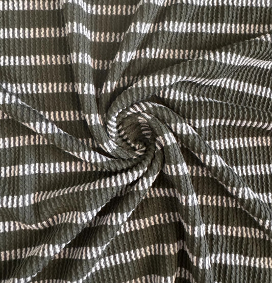 Olive Striped Rib