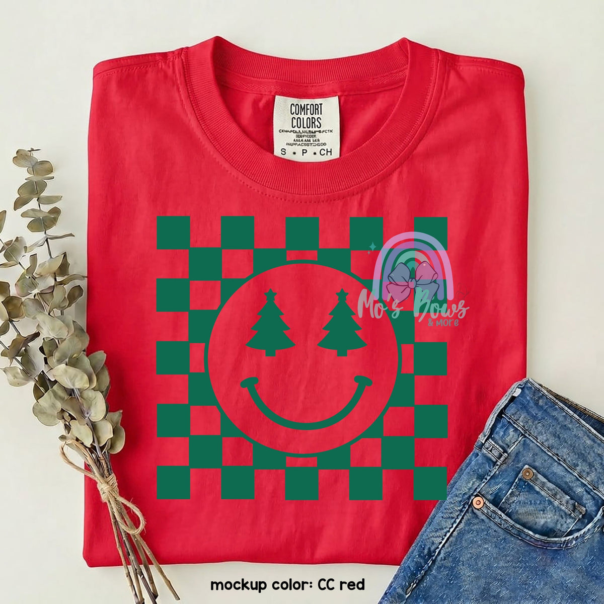 Christmas Smiley Checks