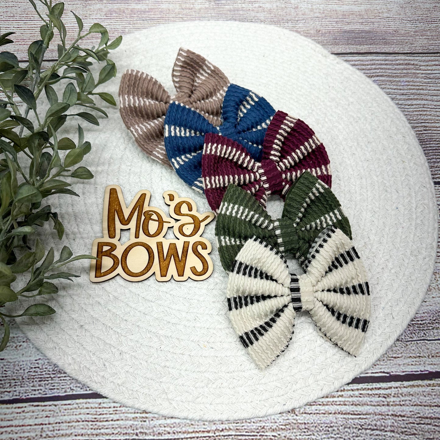 Olive Striped Rib