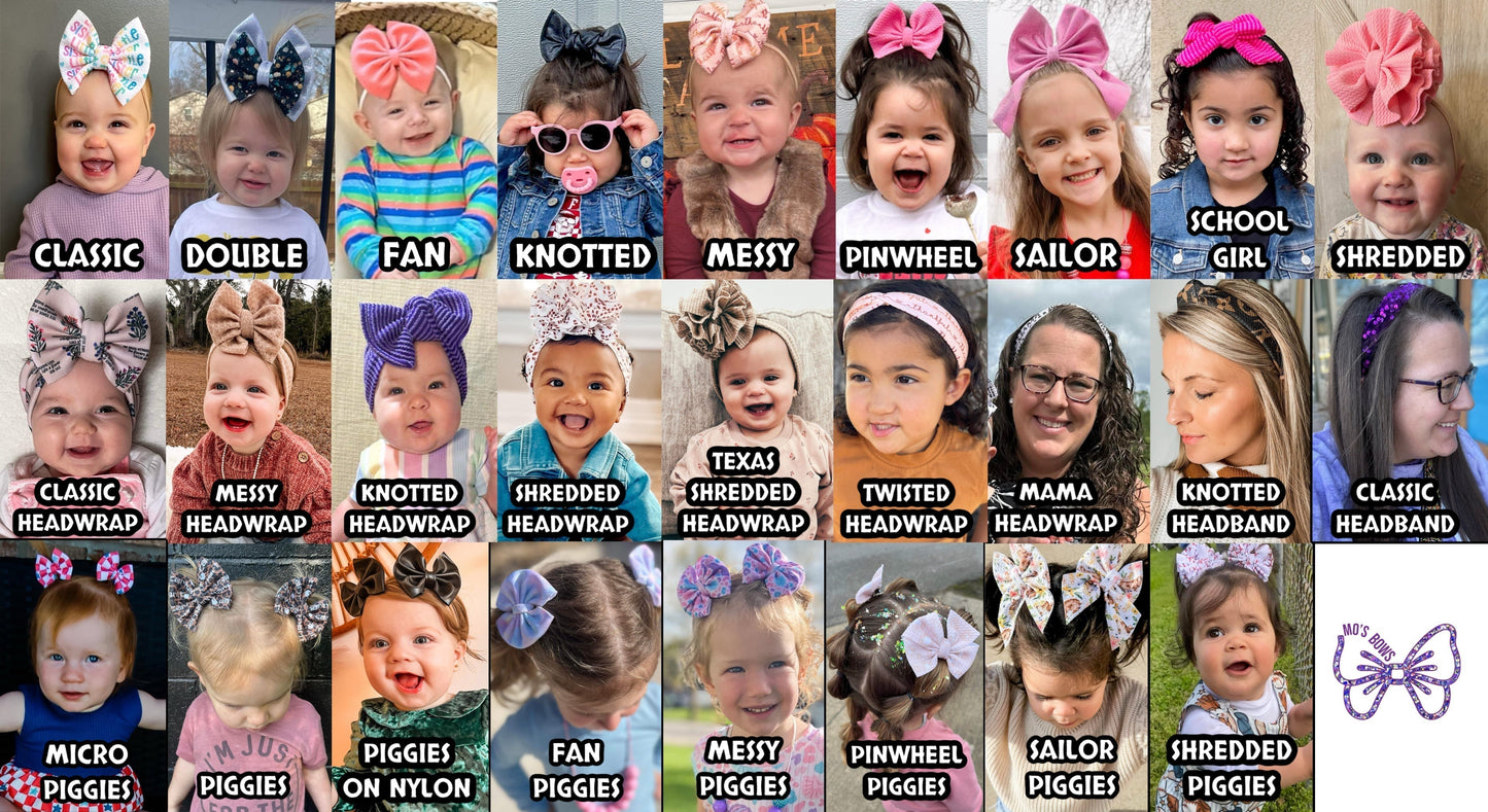 Custom Bows/Headwraps