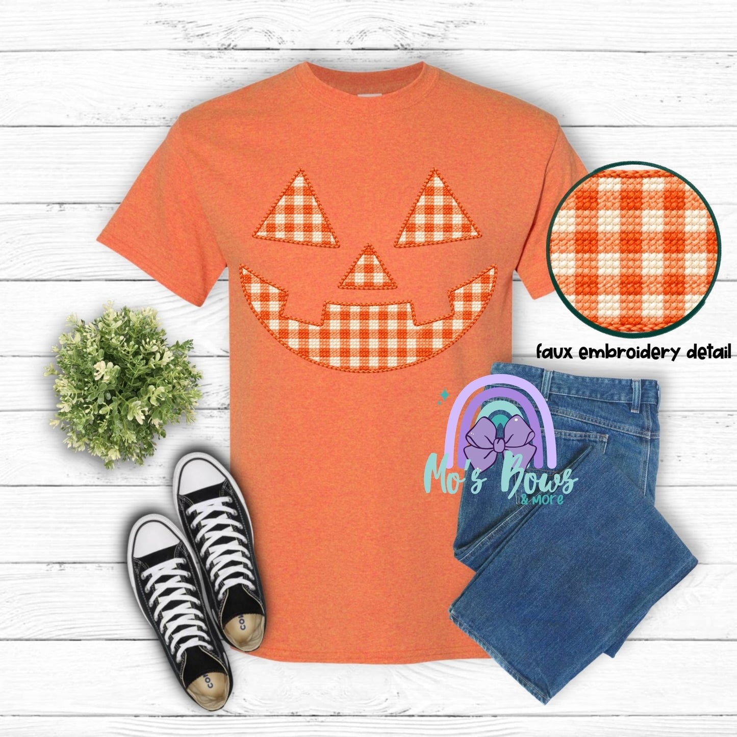 Checkered Jack-o’-lantern